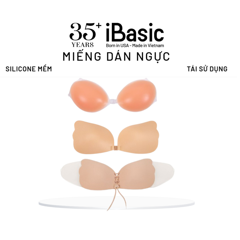 [QUÀ TẶNG KHÔNG BÁN] Áo ngực dán silicone iBasic
