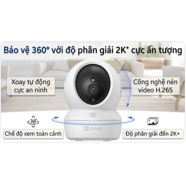 Camera IP EZVIZ H6C Pro 2K 3MP 360 độ