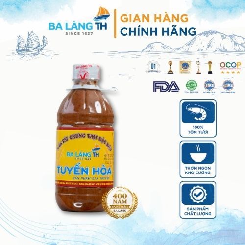 Mắm Tép Chưng Thịt Ba Làng TH 550gr