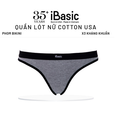 Quần lót nữ iBasic thun lạnh airy thoáng mát thêu logo phom bikini PANY106-1