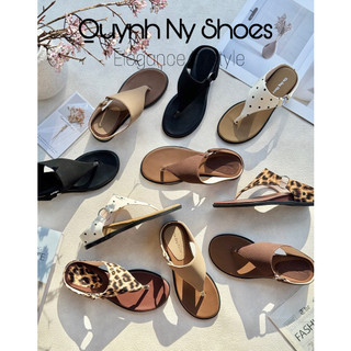 NYNY -[37]  (DEAL MỞ BÁN )Giày Sandal Nữ Xỏ Ngón Đế Xuồng 2-3cm - Dép Kẹp Nữ Đi Biển, Đi Chơi Phong Cách Ulzzang