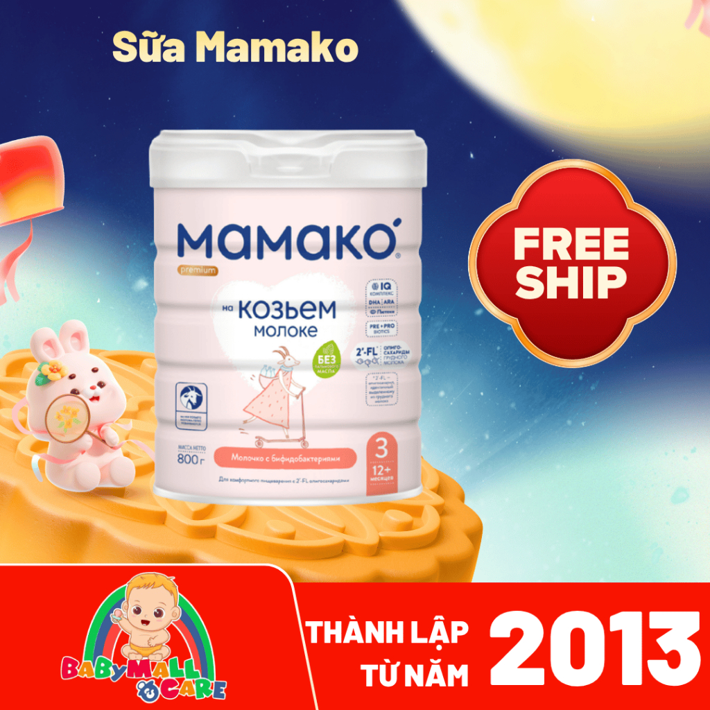Sữa Dê Công Thức MAMAKO Premium 800g – Babymall & Care