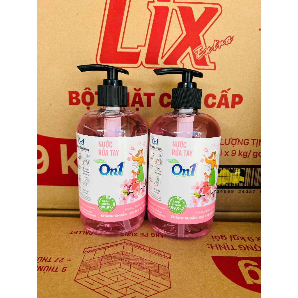Nước Rửa Tay On1 Fresh Sakura Chai 500ml