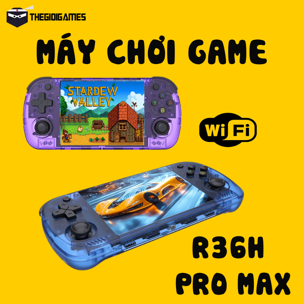 [Bảo Hành 12T] Máy Game R36H Pro Max Real Chính Hãng - 4.2 Inch - 1GB RAM - ArkOS Tiếng Việt - Hơn 2