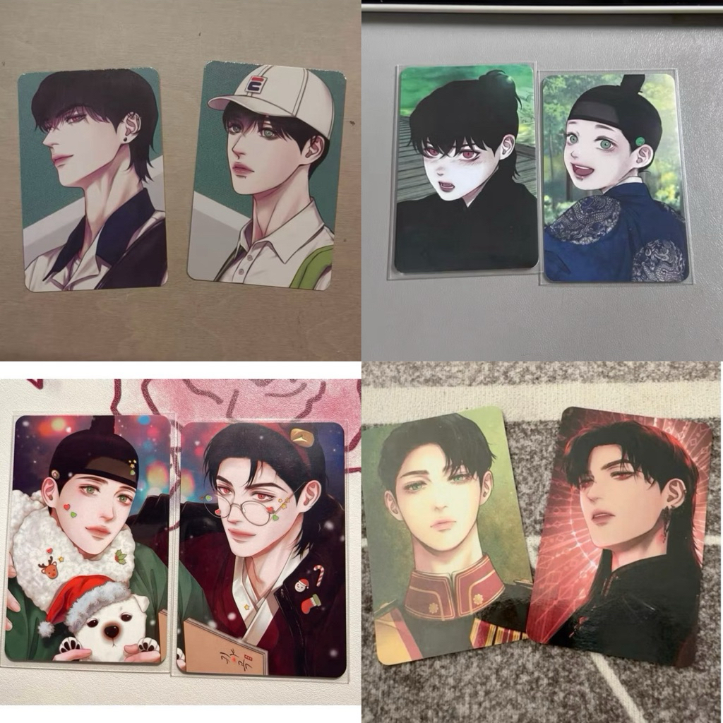 (sẵn) Cặp Card Quỷ Dạ Khúc (The Ghost's Nocturne) - Manhwa BL - Lezhin