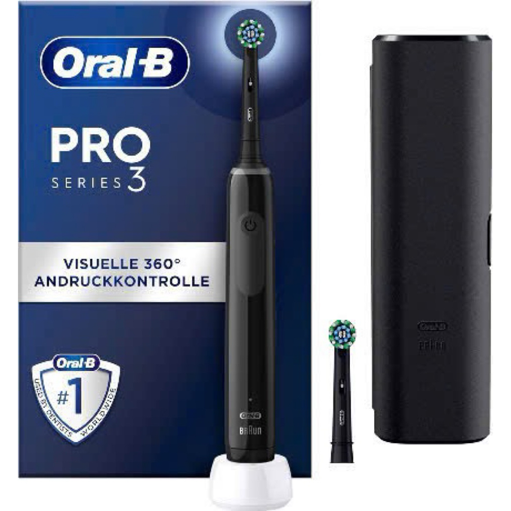 Bàn chải đánh răng điện Oral-B Pro Series 3 Màu Đen kèm hộp