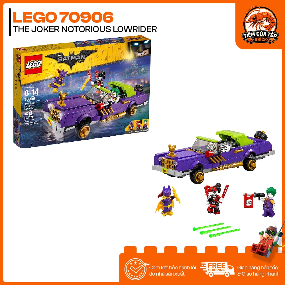 LEGO 70906 Đồ Chơi Lắp Ráp The Joker Notorious Lowrider [ Chính Hãng ]