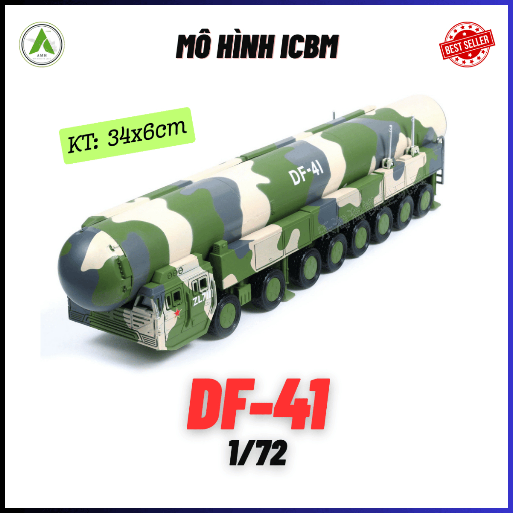 Mô Hình ICBM DF-41 DF-61 Lắp Ráp DIY – Đồ Chơi STEM Phát Triển Tư Duy
