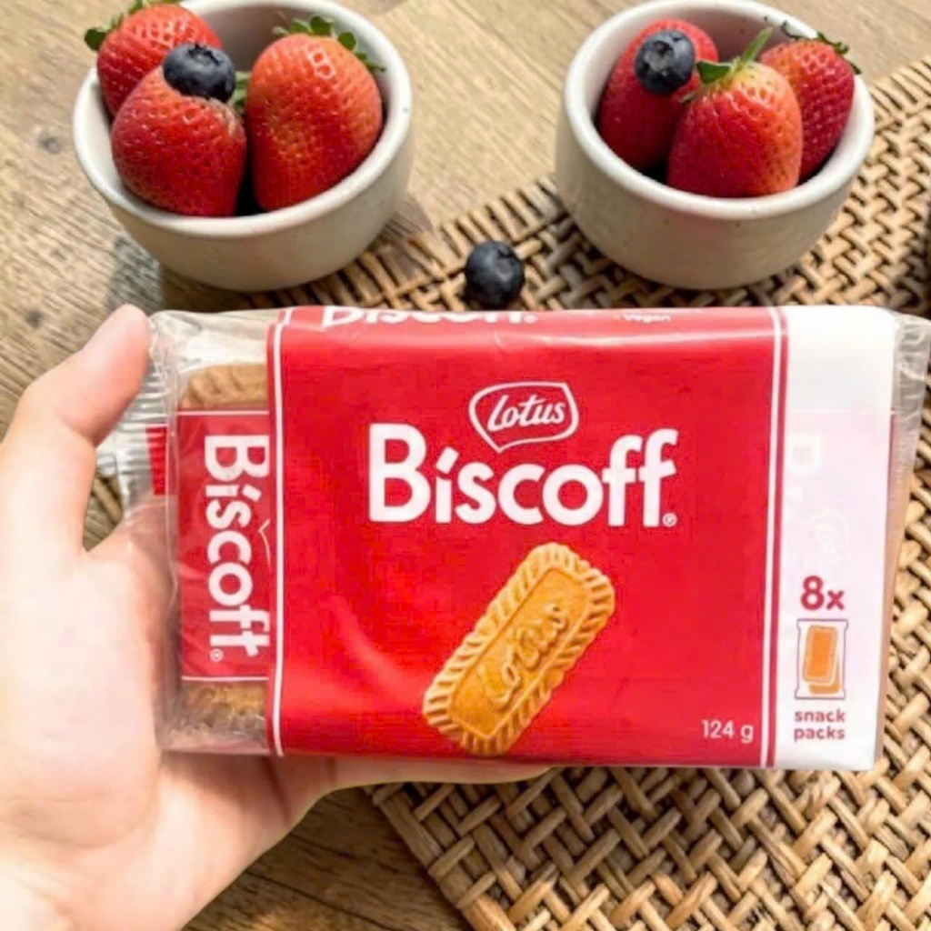 Bánh Lotus Biscoff Biscuit Úc Hương Caramel Thơm Dịu