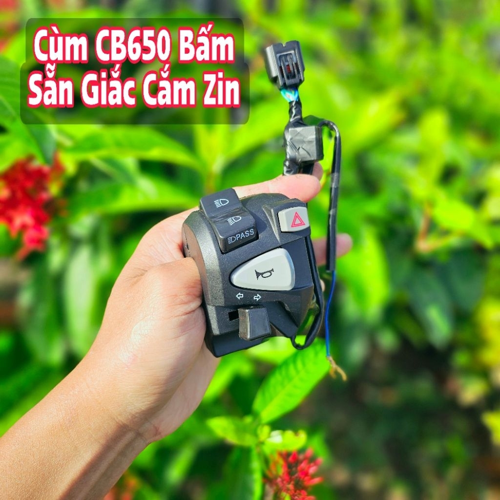 Cùm Công Tắc CB650 Lắp Vario Satria Raider Sonic Exciter Sirus.NB Racing Shop