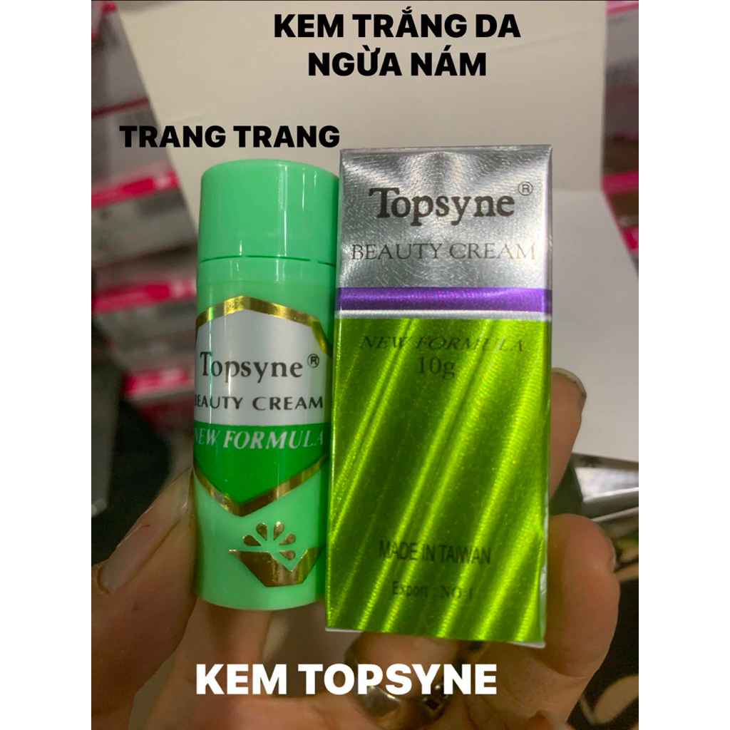 [Chính Hãng] Kem Topsyne 10g dưỡng da giảm thâm nám ngừa mụn kiểm soát nhờn – Đài Loan