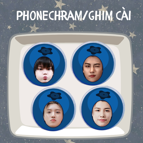 [PHONECHARM] Phonechram/Ghim cài acrylic LNGSHOT - bubulee