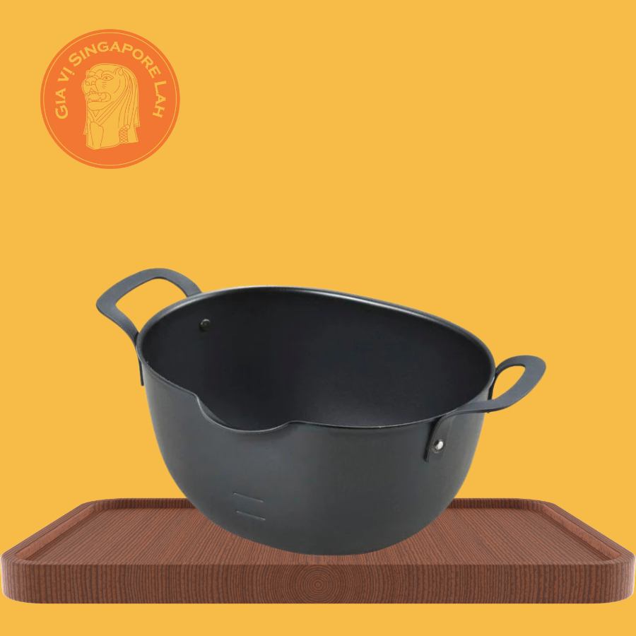 Yoshikawa - Aikata Deep Frying Pot Japan / Nồi chiên ngập dầu Aikata thương hiệu Yoshikawa - 910g