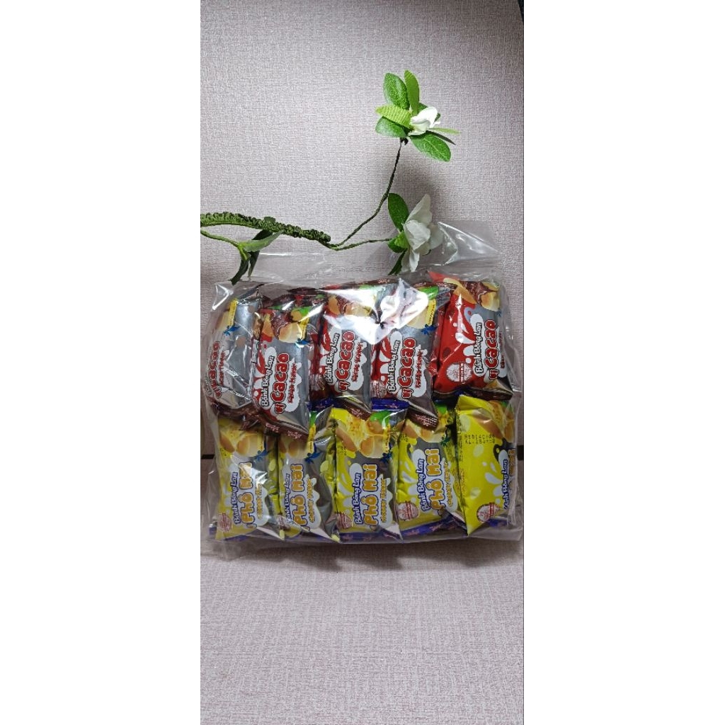 Combo 20c Bánh Bông Lan mini 18g/c mix 2vị