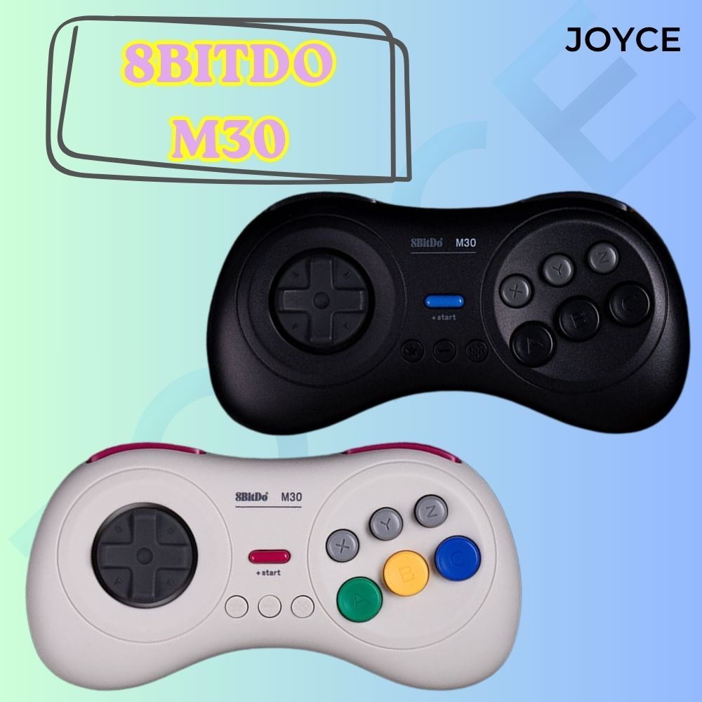 Tay cầm 8BitDo M30 Bluetooth Gamepad Tương thích Raspberry Pi, Switch 2, Android, Windows
