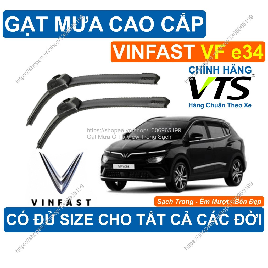 Gạt Mưa A8 Kính Lái Vinfast VF e34, Cặp Gạt Mưa Kín.h Lái Vinfast VF e34, Có Đ.ủ Size Cho Các Đời Xe