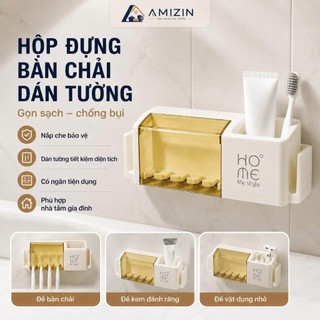 Cài bàn chải để đồ nhà tắm đa năng 0437