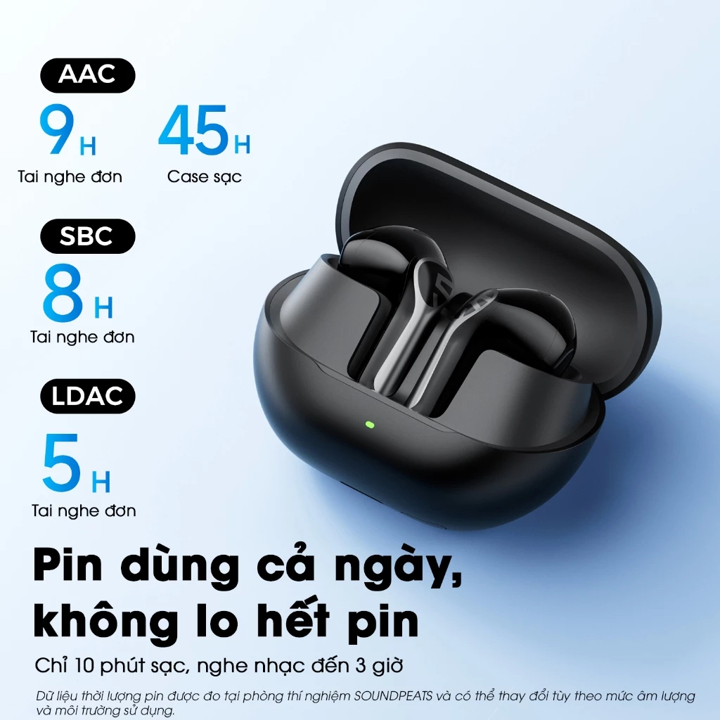 Tai Nghe Bluetooth True Wireless SoundPEATS Air6 HS - Bảo Hành 12 Tháng Chính Hãng Đổi Trả 15 Ngày