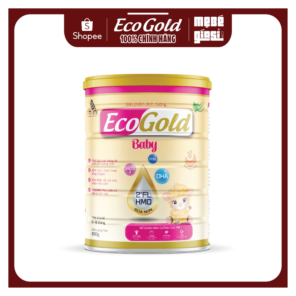 Sữa bột Ecogold Baby 800g