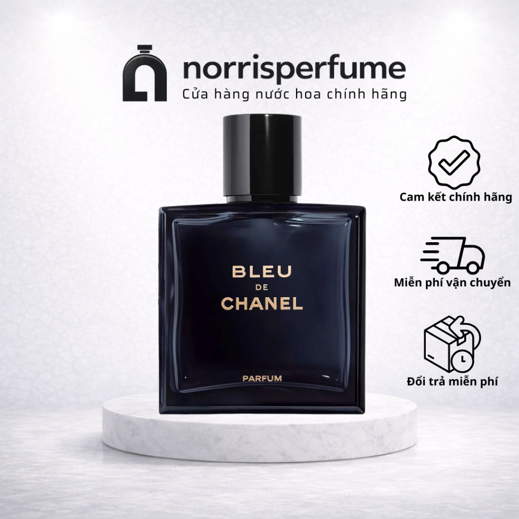 [Chính hãng] Nước Hoa Nam 100ml Chanel Bleu De Chanel Parfum (Chữ Vàng) Nam Tính, Ấm Áp, Gợi Cảm