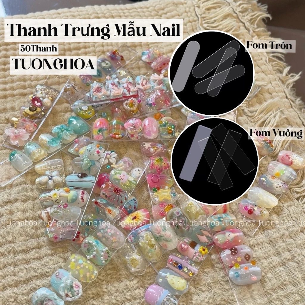 Thanh Trưng Mẫu Nail (48Thanh/1bao)