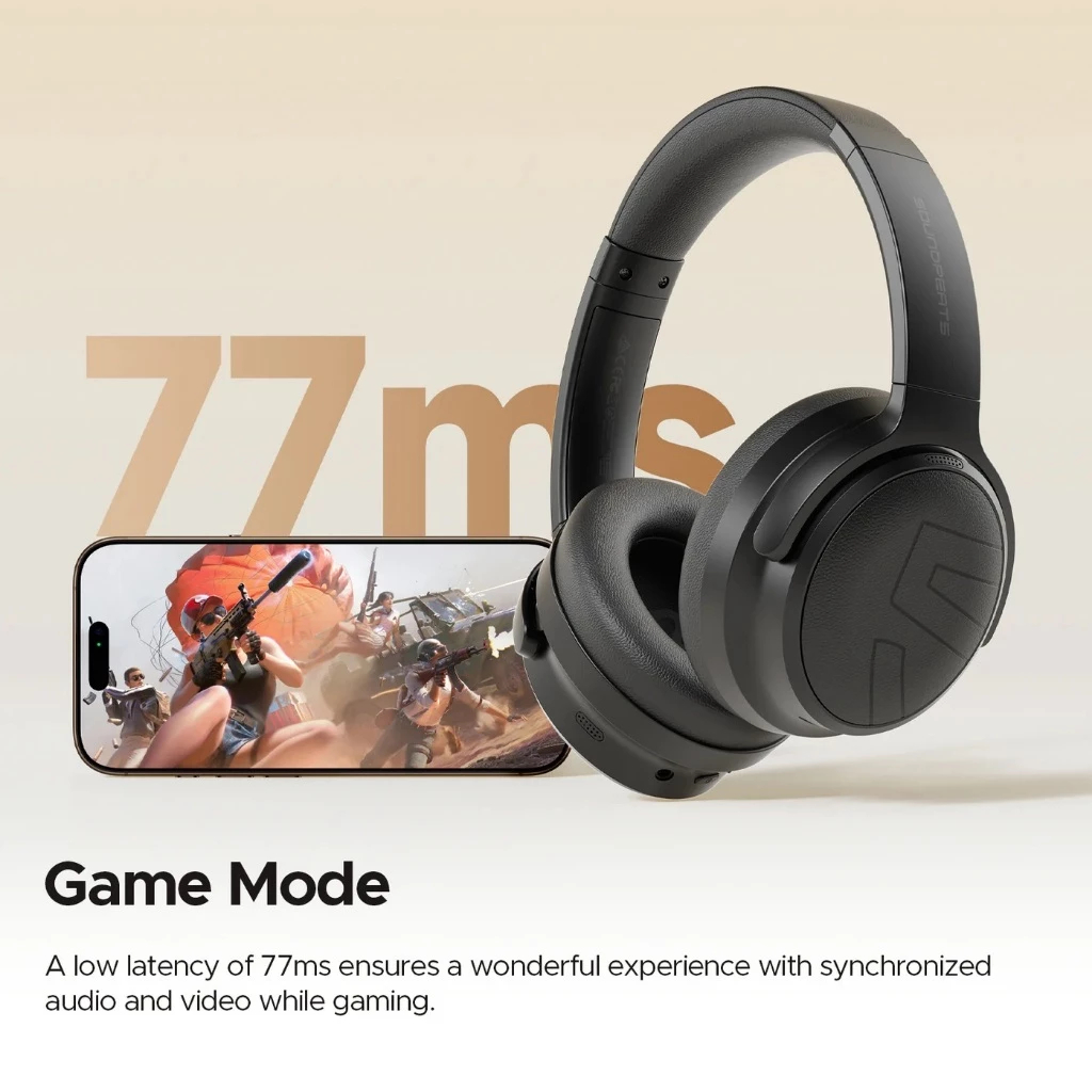 Tai Nghe Chụp Tai Bluetooth SoundPEATS Space Pro - BH 12 Tháng Chính Hãng - Chống Ồn ANC Đỉnh Cao | BigBuy360 - bigbuy360.vn
