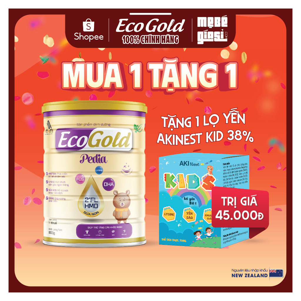 Sữa bột Ecogold Pedia 800g