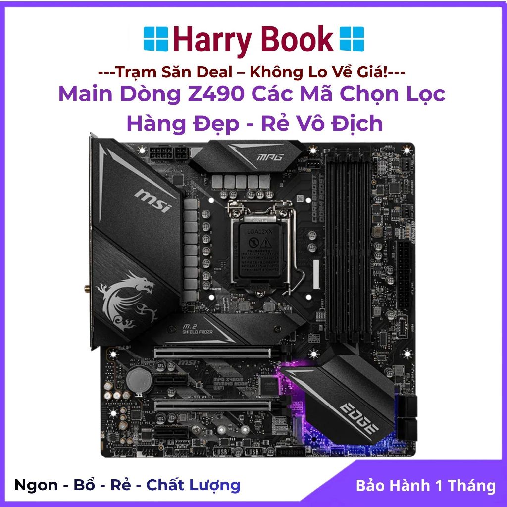 Mainboard Z490 Đẹp Likenew 99% Các Hãng Gigabyte, Asus, MSI, Colorful | Bo Mạch Chủ Z490M Hàng Tuyển