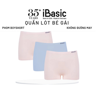 Combo 3 Quần lót nữ sinh không đường may seamless iBasic phom boyshort PANY103