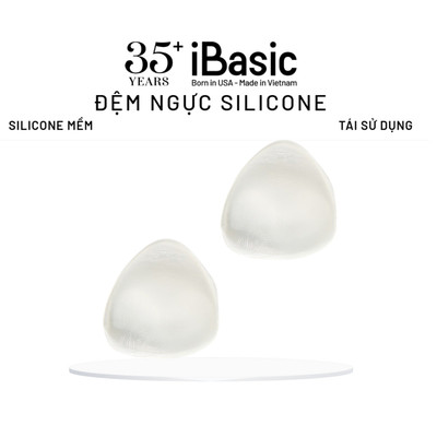 [MUA 1 TẶNG 1] Miếng đệm ngực silicone iBasic nâng ngực tăng size tạo dáng tự nhiên sử dụng nhiều lần PK065
