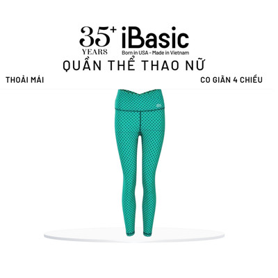  Quần dài thể thao lưng cut - out pickleball iBasic IBXW002B