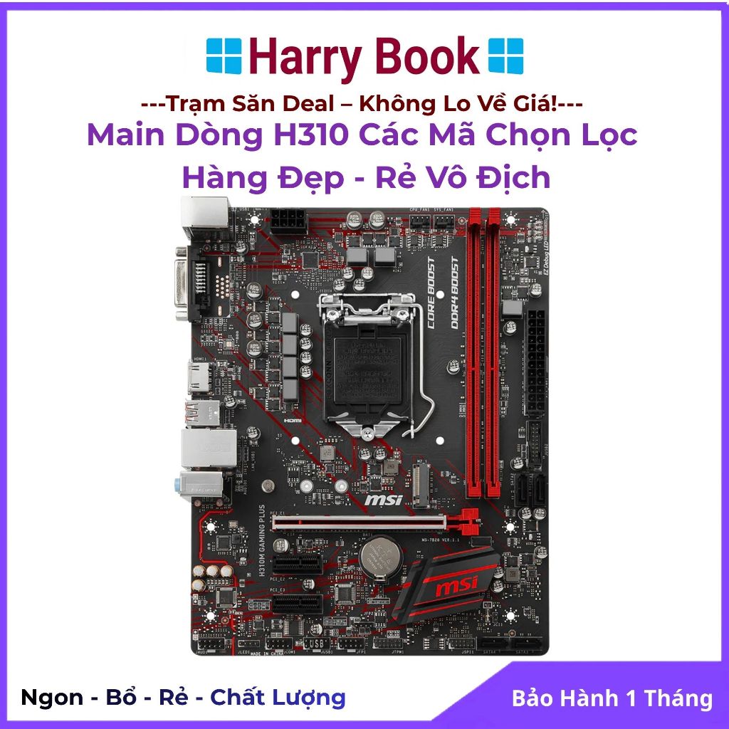 Mainboard H310 Đẹp Likenew 99% Các Hãng Gigabyte, Asus, MSI, Colorful | Bo Mạch Chủ H310M Hàng Tuyển