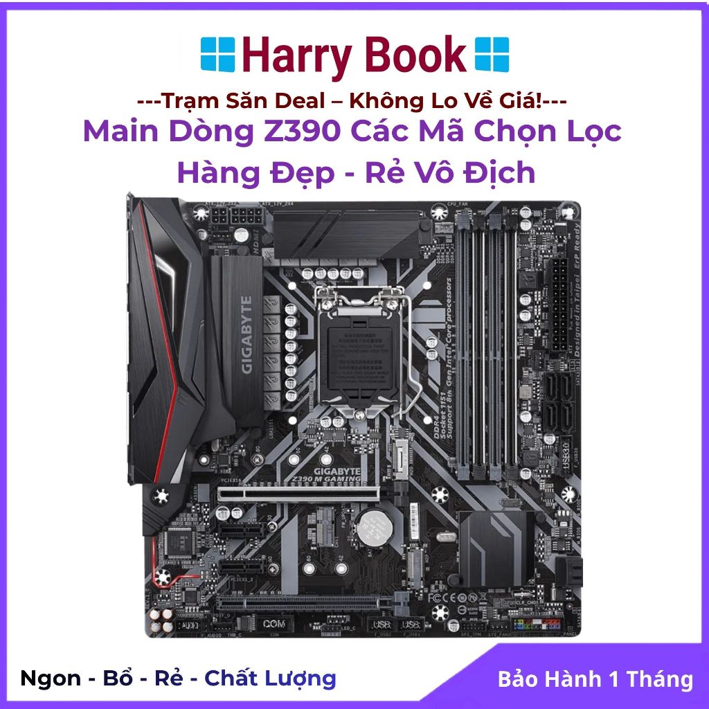 Mainboard Z390 Đẹp Likenew 99% Các Hãng Gigabyte, Asus, MSI, Colorful | Bo Mạch Chủ Z390M Hàng Tuyển