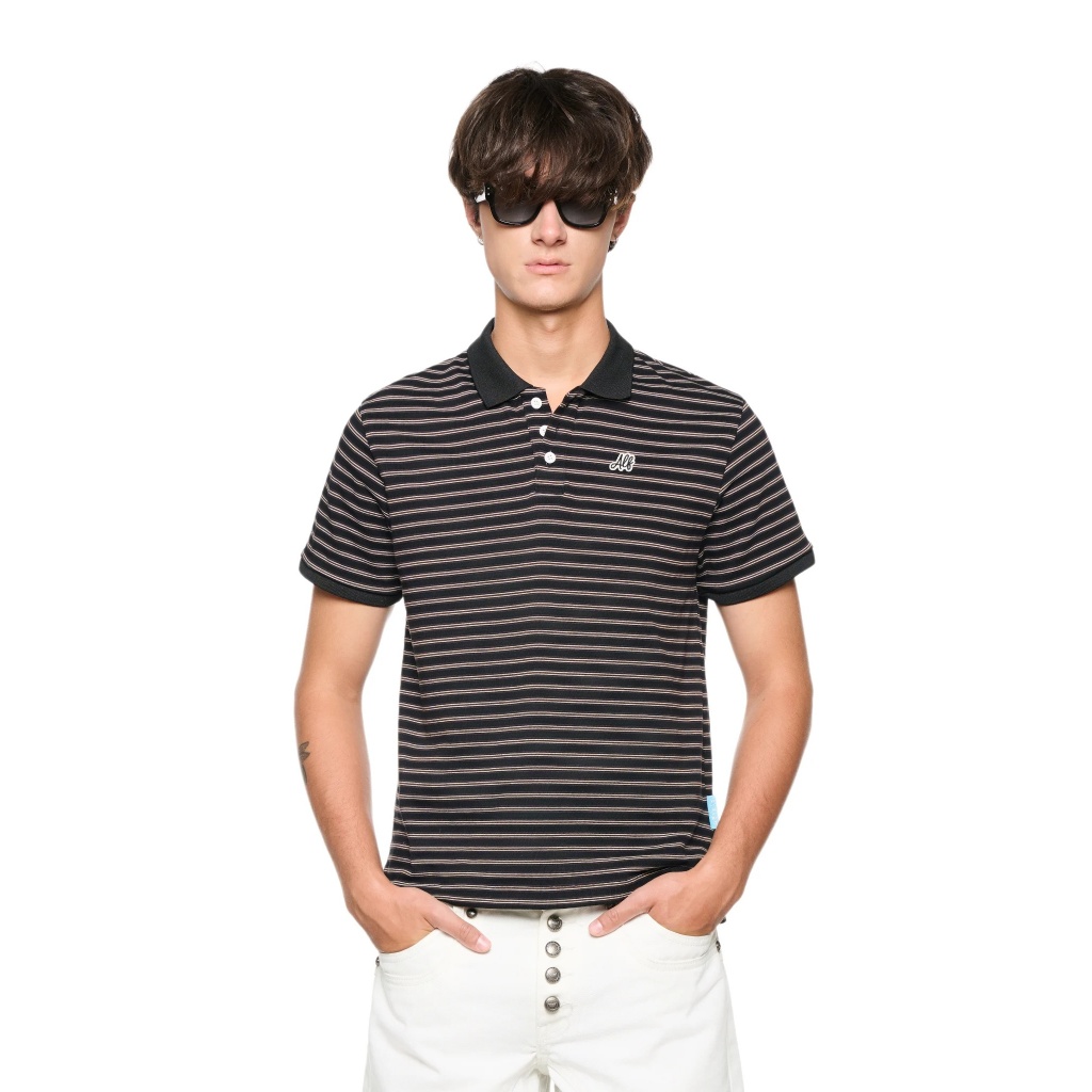 ÁO "ALFAER" CLASSIC STRIPED POLO SHIRT