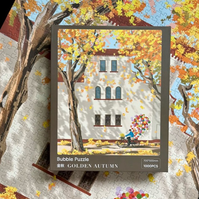 BUBBLE PUZZLE 1000pcs GOLDEN AUTUMN