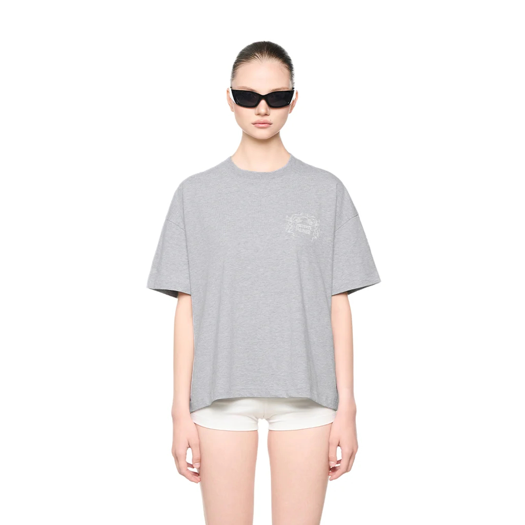 ÁO "ALFAER" BASELINE LOGO T-SHIRT - GREY