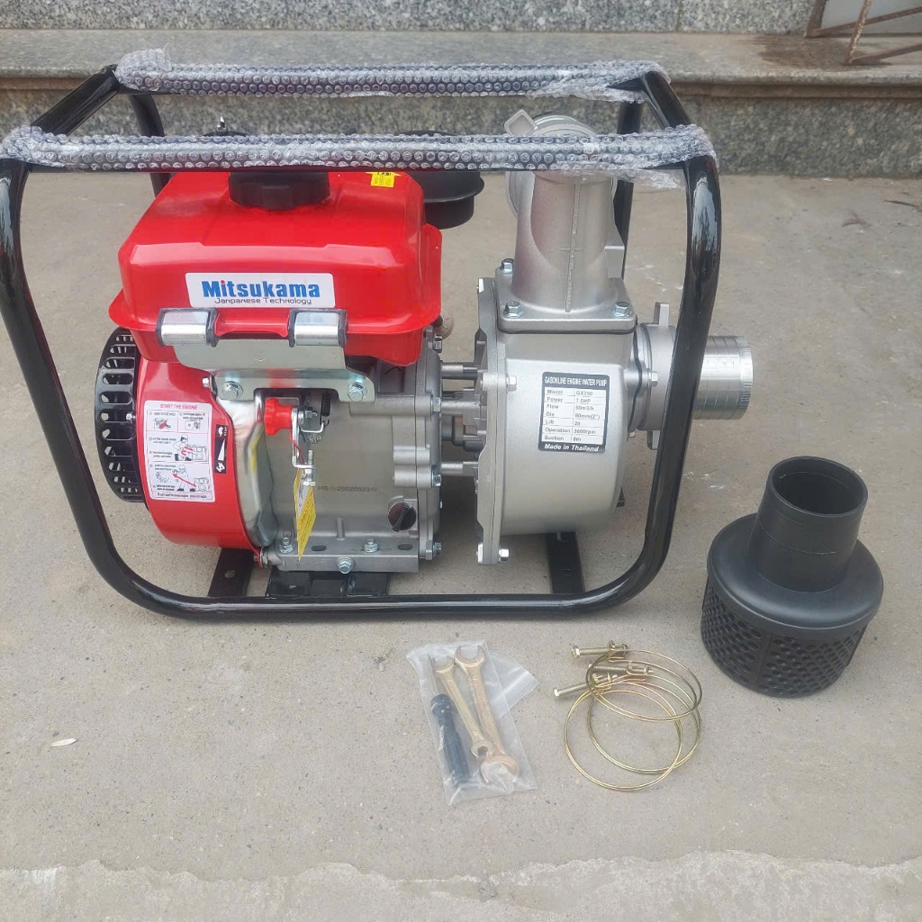 Máy bơm nước chạy Dầu Họng 76 MITSUKAMA HS200 chạy khoẻ hút nhanh