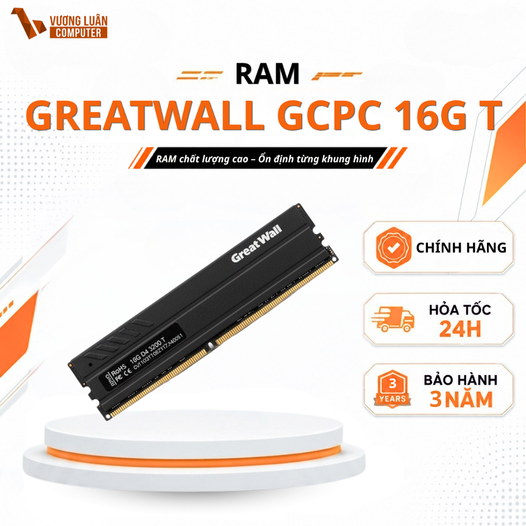RAM Greatwall GCPC 16G D4 3200 T XMP- Chính hãng Giá Tốt