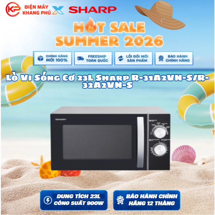 Lò Vi Sóng Cơ 23L Sharp R-31A2VN-S/R-32A2VN-S