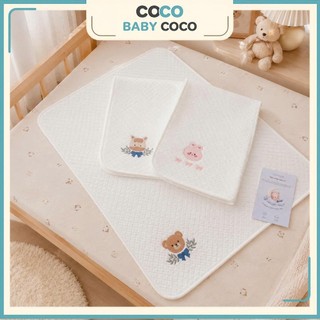 Tấm Lót Chống Thấm 4D Cho Trẻ Sơ Sinh Monona, Cotton Mềm, An Toàn cho Da, 50x70cm