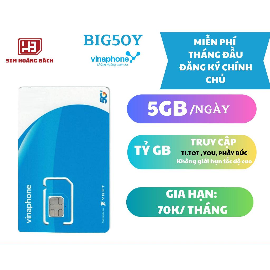 [Vinaphone] Sim 4G BIG50Y/12BIG50Y/THAGA70N - chưa kích hoạt - ĐĂNG KÝ CHÍNH CHỦ