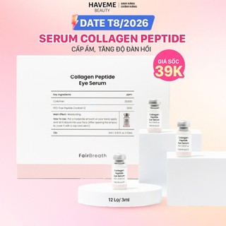 [HSDT8/2026] Bộ 12 Lọ Serum FairBreath – Dưỡng Ẩm, Làm Mềm Da, Đầu Gối, Khuỷa Tay, Kết cấu nhẹ thấm nhanh.