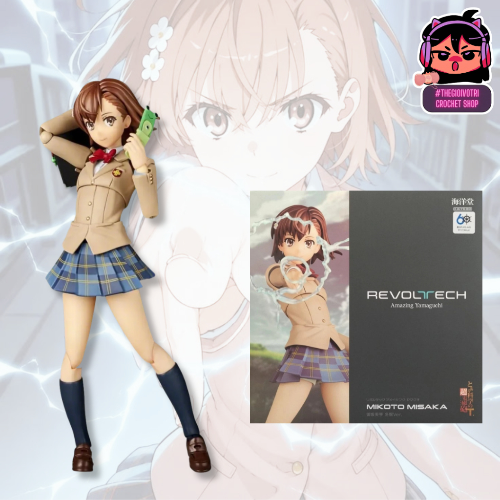 REVOLTECH AMAZING YAMAGUCHI (AUTHENTIC) HIGH QUALITY ACTION FIGURE "MIKOTO - TOARU MAJUTSU NO INDEX"