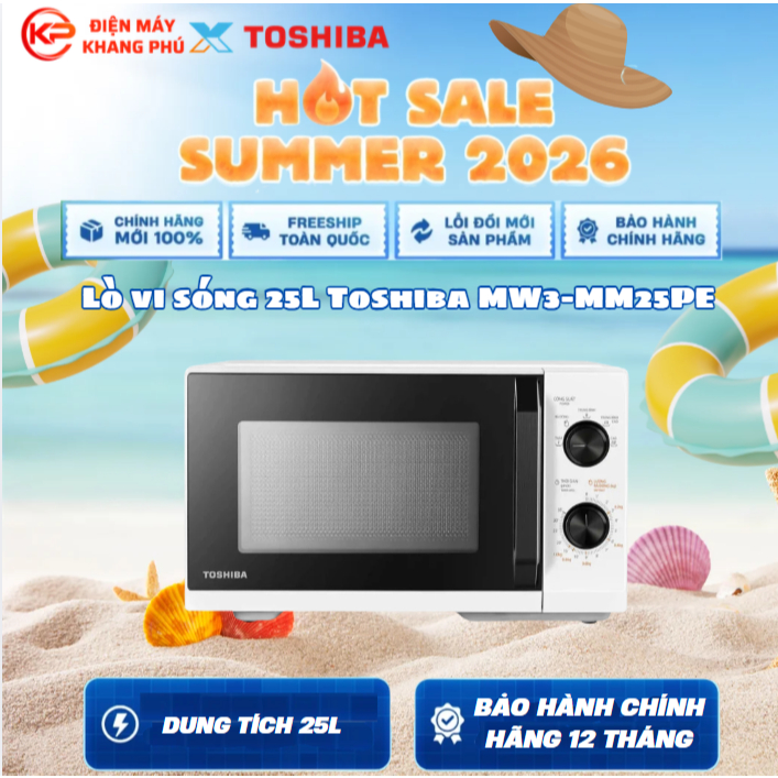 Lò vi sóng 25L Toshiba MW3-MM25PE