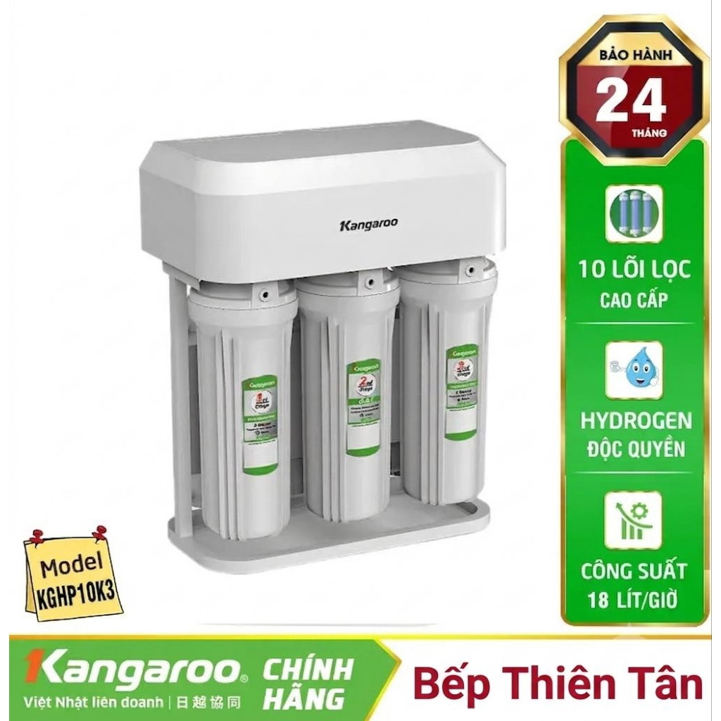 Máy Lọc nước để gầm 10 cấp lọc Kangaroo KGHP10K3