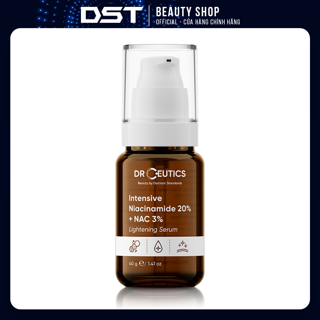 [Dược Sĩ Tiến] DRCEUTICS Tinh chất Niacinamide DrCeutics Intensive Niacinamide 20% Mờ Thâm Sáng Da