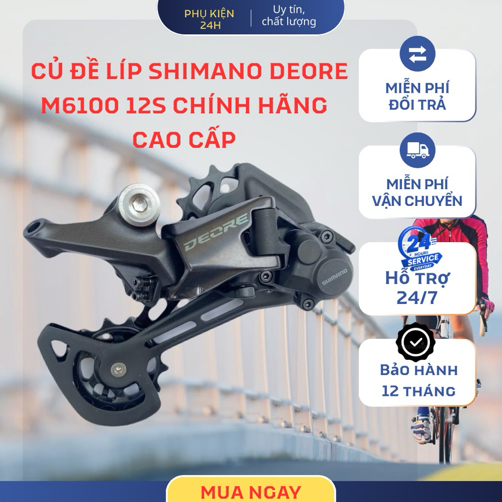 Củ đề líp Shimano Deore M6100 SGS 12 Speed