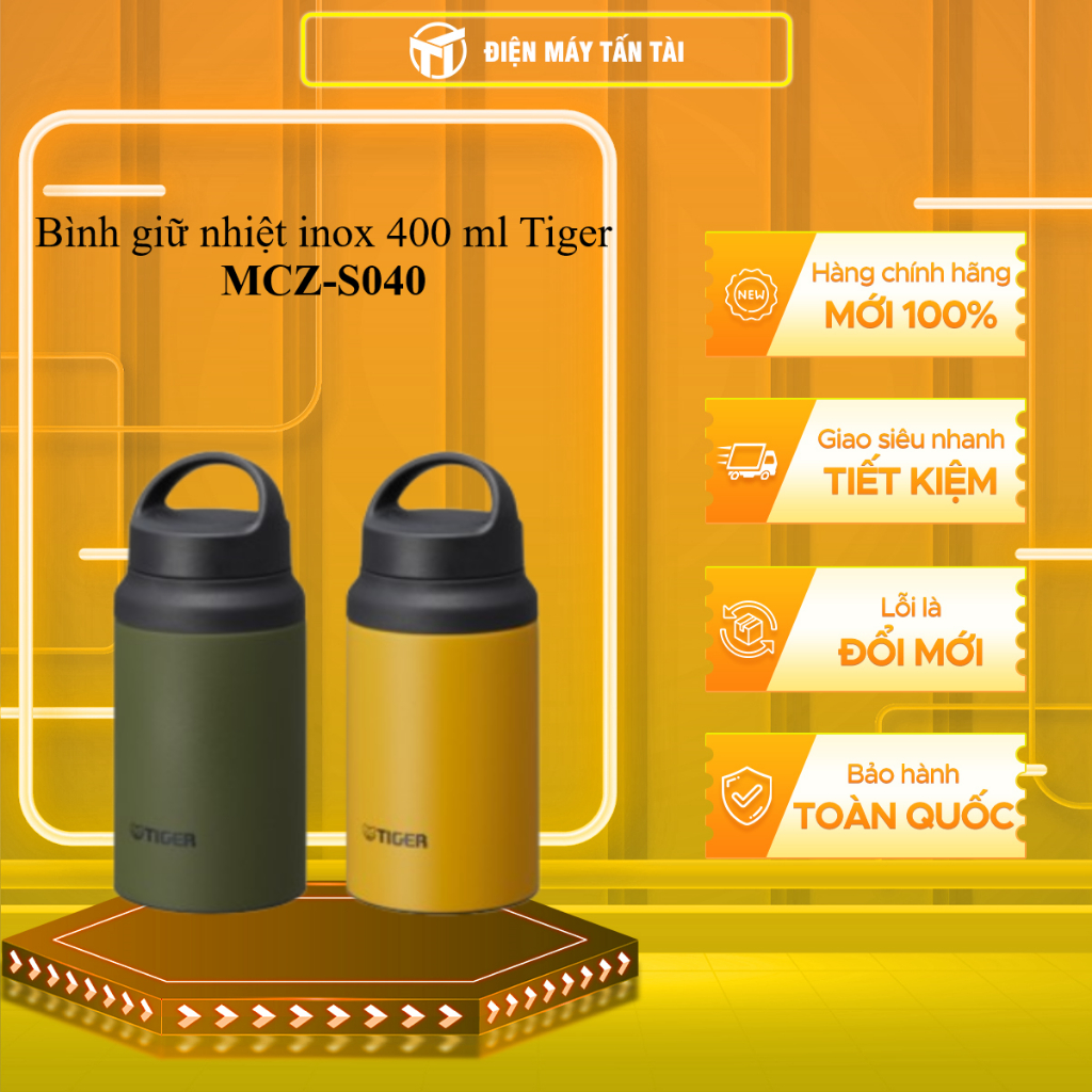 (TOÀN QUỐC) - MCZ-S040 - Bình giữ nhiệt inox 400 ml Tiger MCZ-S040
