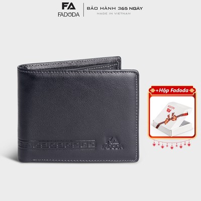 Ví nam da bò cao cấp FADODA VN002, nhiều màu sắc như đen, nâu, bò thiết kế theo phong cách hiện đại - FA Đồ Da
