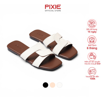 Dép Bệt Nữ Kiểu Quai Đan Chéo Pixie H105